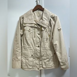 Michael Kors Beige Raincoat Size Medium